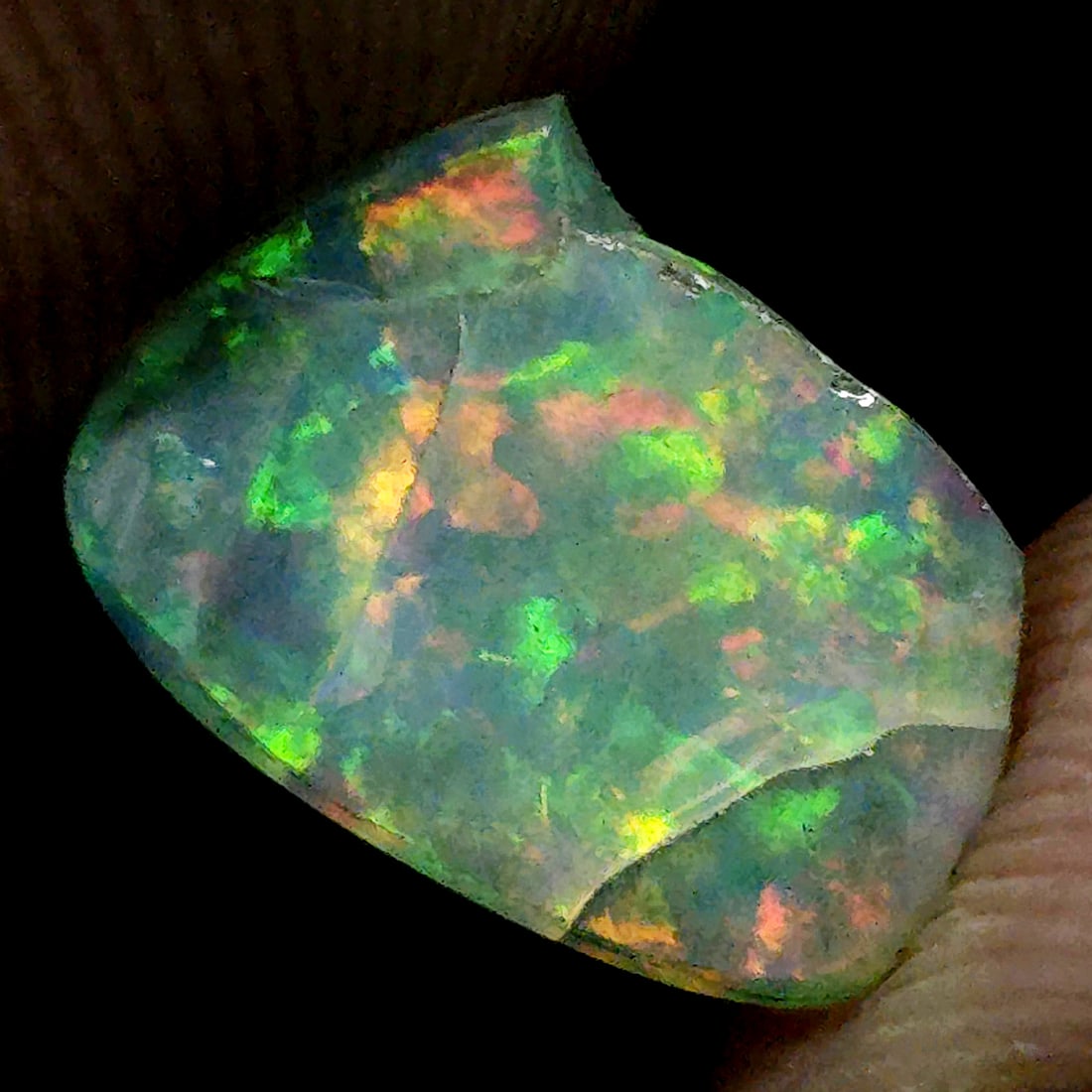 1.34 Ct Natural Ethiopian Fire Opal Rough (1 of 4)