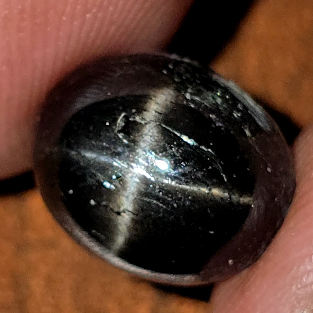 4.79 Ct Natural Star Diopside Oval (1 of 3)