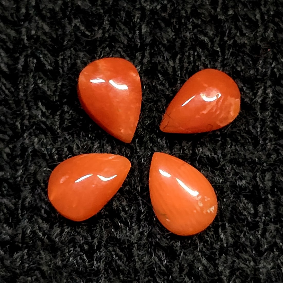 1.40 ct Natural Red Coral Set (1 of 3)