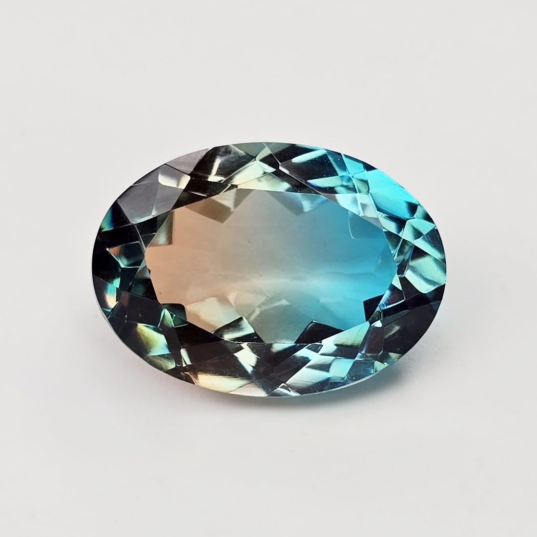 12.20 Ct "Beautiful"Aqua Terra Costa Doublet Quartz (1 of 3)
