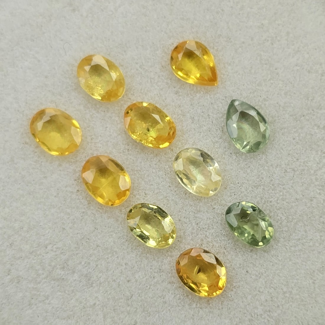 1.55 Ct Natural Sapphire Set: Gemstones: Natural Sapphire /Carat Weights: 1.55 ct /Size or Dimensions: 4 X 3 mm /Treatment: Heated