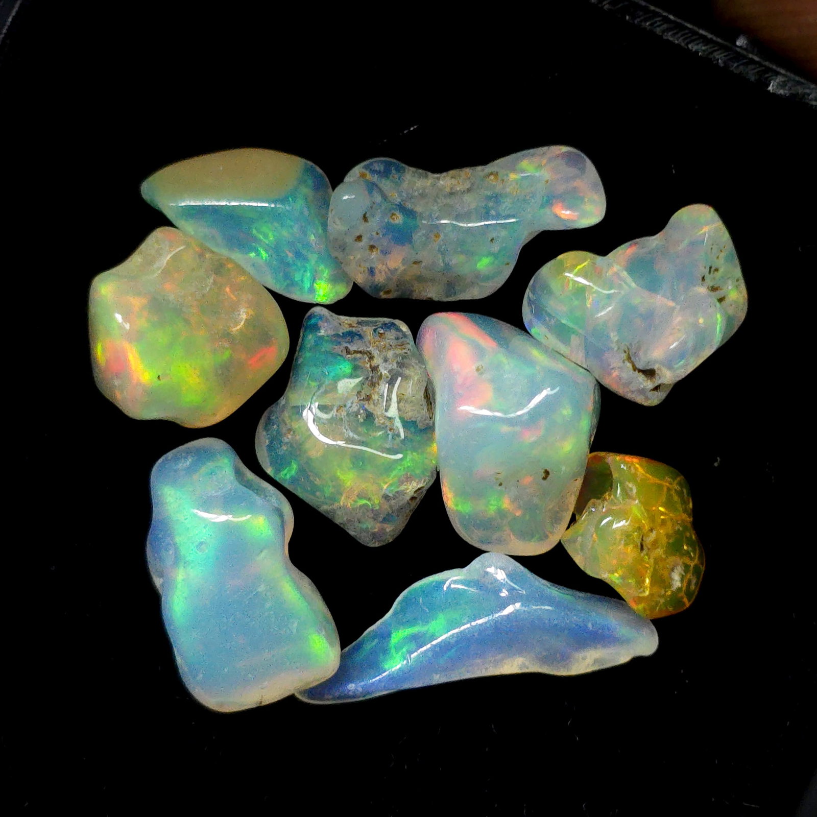 8.70 Ct Natural Ethiopian Fire Opal Rough (1 of 2)