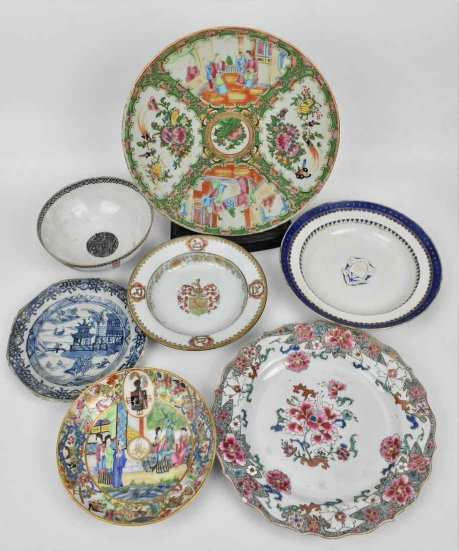 An 18th century Chinese export armorial porcelain (1 of 15)