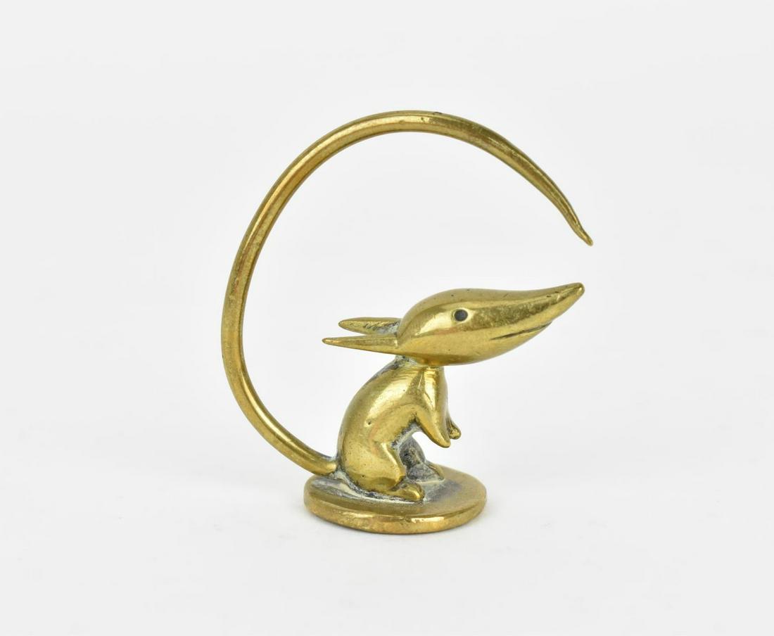 Karl Hagenauer (1898-1956) Austrian, an Art Deco brass (1 of 4)