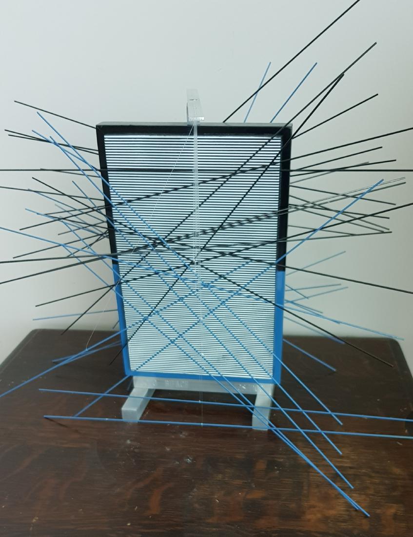 JESUS RAFAEL SOTO BIFACE. c 1970. 31.5 x 26.5 x 24.5 (1 of 1)