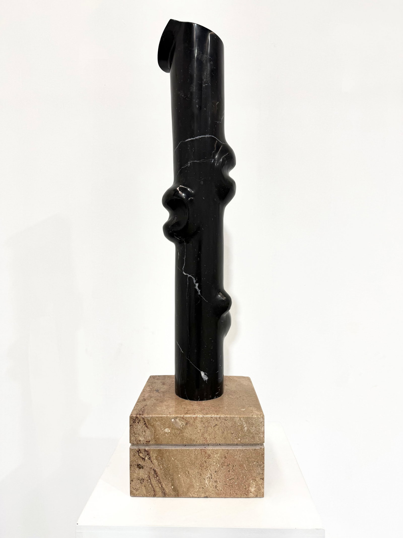 AGUSTIN CARDENAS, Totem, 1983: Artist: Agustin CardenasTitle: TotemYear: 1983Medium: Marble SculptureDimensions: 23 x 25 x 87.5 cmEdition: Unique work"Created in 1983, Totem reflects Agustín Cárdenas’s mature sculptural languag