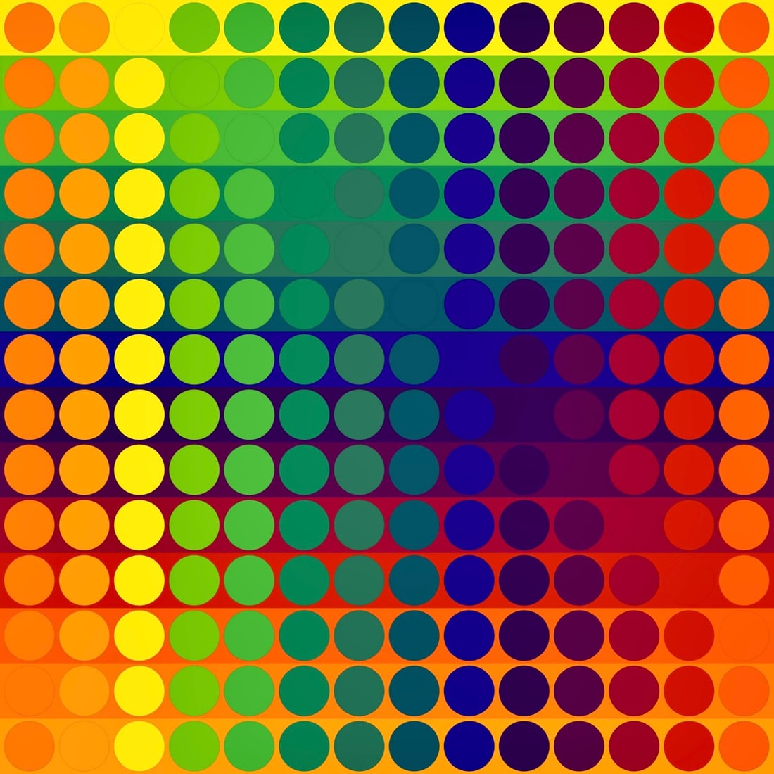 JULIO LE PARC, Color Secuencia 7, 2024: Artist: Julio Le ParcTitle: Color Secuencia 7Year: 2024Medium: LithographSize: 68 x 68 cmSignature:Signed and numbered on the versoCondition: GoodThis exceptional 68 x 68 cm lithograph captures the