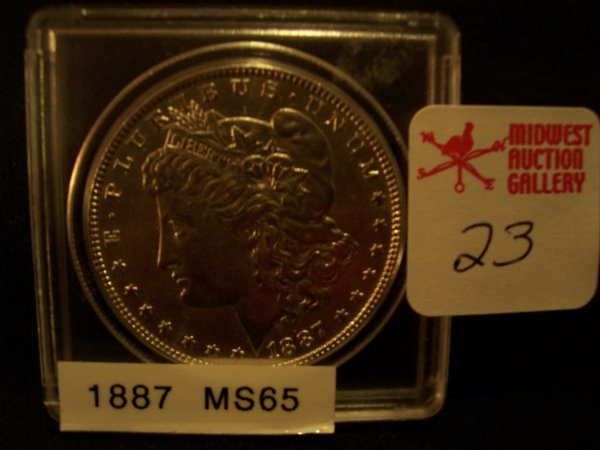 Morgan Silver Dollar, 1887
