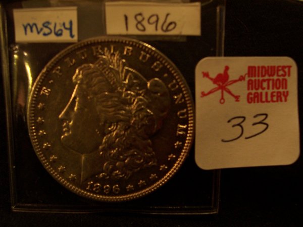 Morgan Silver Dollar, 1896