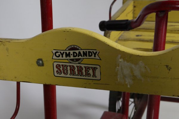 Antique Surrey Child's Riding Cart - 3