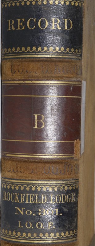 Dated 1877 Odd Fellow's Recorded Minutes in Book F - 2
