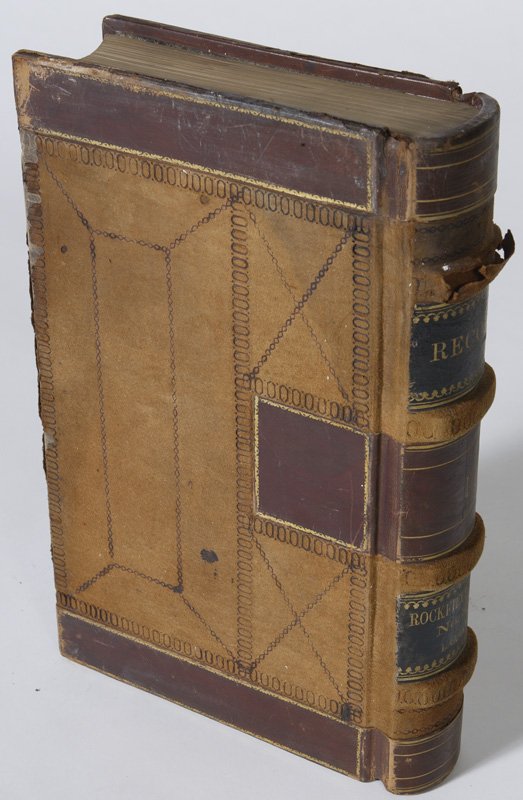 Dated 1877 Odd Fellow's Recorded Minutes in Book F - 3