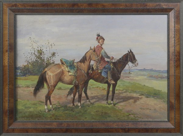 H.Cokiatek (20th C.) Russian School, oil on canvas