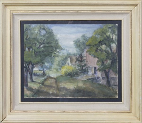 W. Rausch (20th C.) American School, watercolor