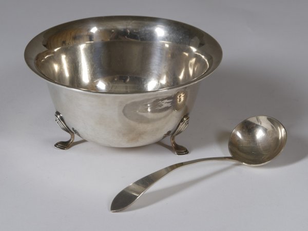 Collection Of Two 19th C. Sterling Silver Articles