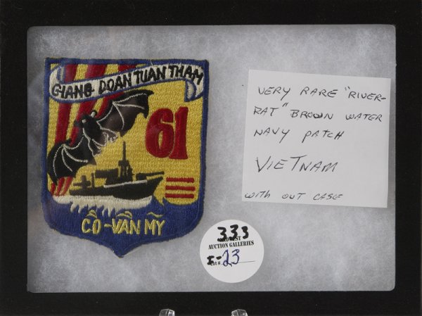 Very Rare Vietnam Era "River Rat" Brown Water Navy