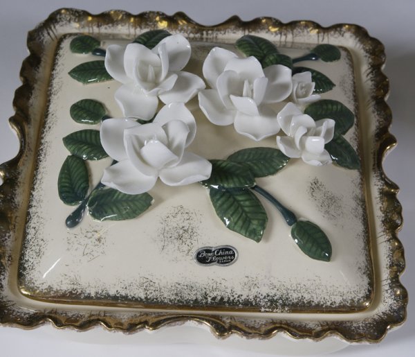 Collector's Lot Of 7 Floral Porcelain Table Articl - 2
