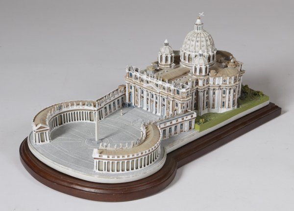 Miniature Replica of The Vatican, 20th C.