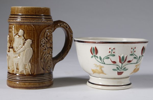 Collection Of Two Pottery Table Articles