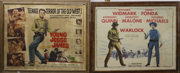2 Vintage 1950's/60's Movie Posters