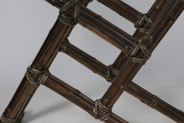 Bamboo And Glass Table - 3