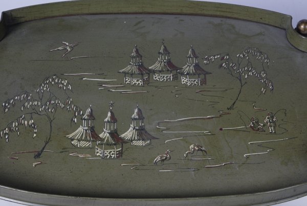 Late 20th C. Chinese Painted Coffee Table - 2