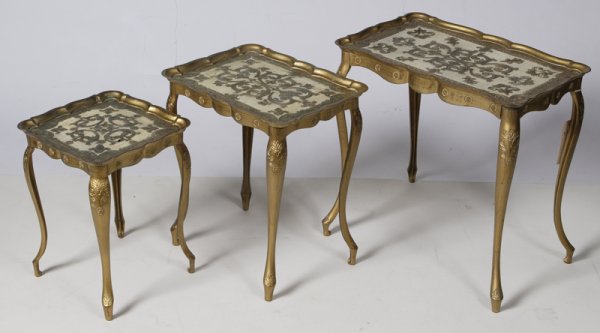 Louis XV Style Nest Of 3 Tables