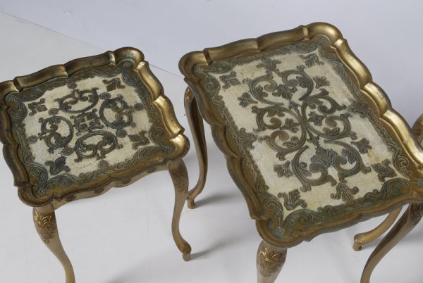 Louis XV Style Nest Of 3 Tables - 3