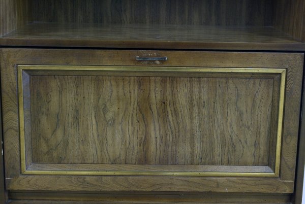 Late 20th C. Veneered Bookcase - 2