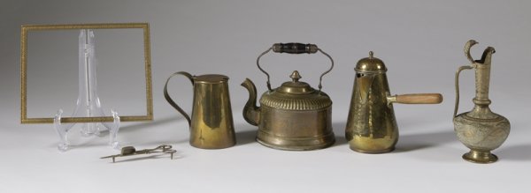 Nice Collection Of 6 Brass Table Articles