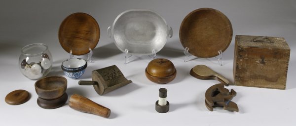 Large Collection Of Woodenware And Other Table Art