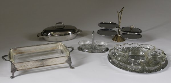 Nice 5 Pieces Of Chrome Table Articles