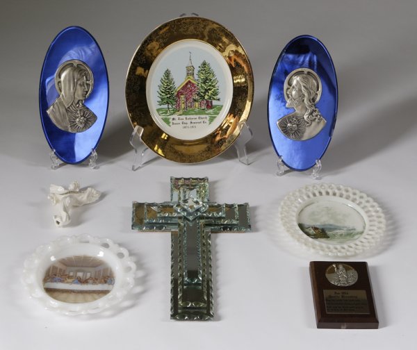 Religious Lot Of 8 Decorative Articles