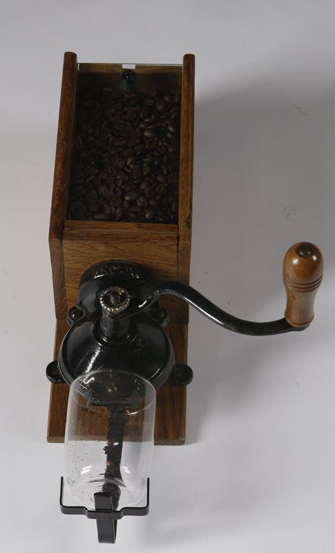 Rustic Wall Mounted Coffee Grinder - 3