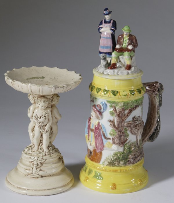 20th C. Porcelain Beer Stein