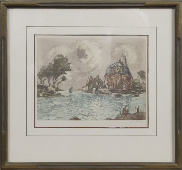 Artist Unknown (20th C.) European School, Etching