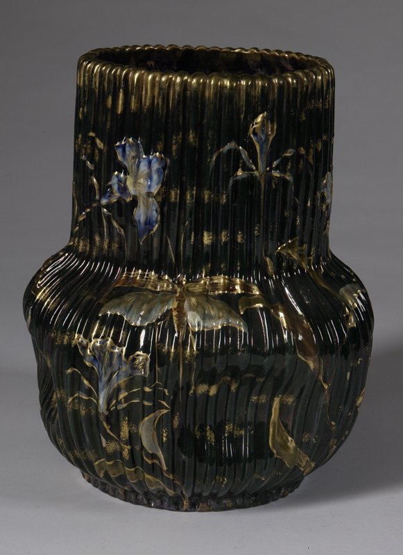 Early 20th C. Emile Galle Pottery Vase