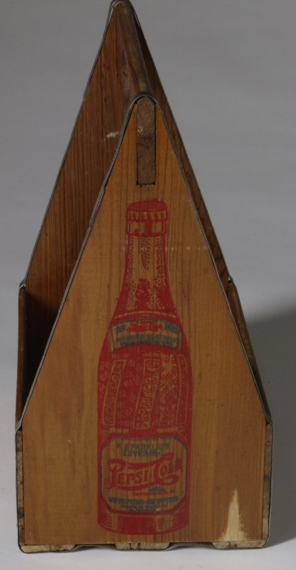 Vintage Wood Pepsi Cola Bottle Carrier - 2