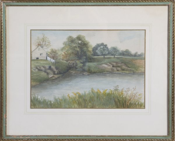 M.Rasscell (19th/20th C.) Watercolor