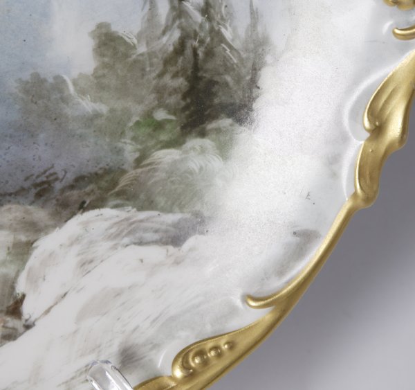 Emile Of Jean Pouyat Hand Paint. Limoges Plate - 2