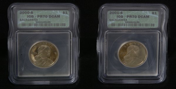 2000-S thru 2003-S Sacagawea, PR70 DCAM - 3