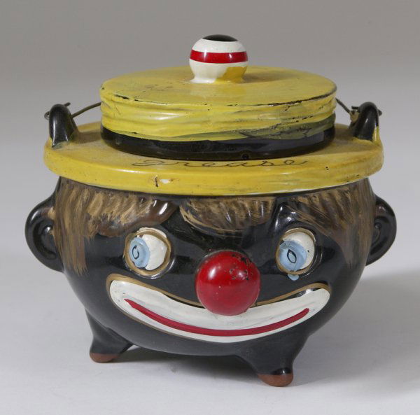 221 Thames Black Americana Pottery Grease Jar