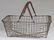 478: Vintage Metal Wire Basket With 2 Handles
