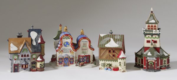 4 Dept 56 Heritage V.Col North Pole Series