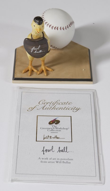 Will Buras "Foul Ball" Goose Figurine 
