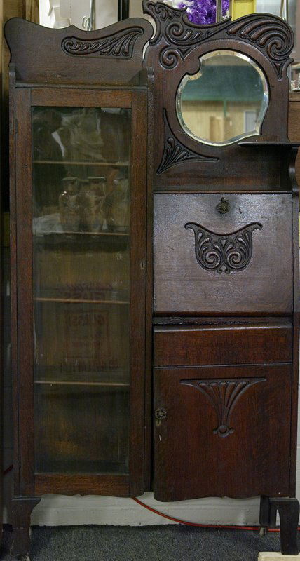 106 Antique Secretary Desk China Cabinet Jul 11 2009 Midwest