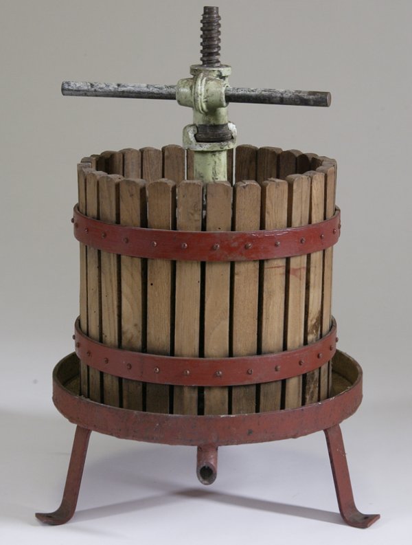 89 Antique Wooden Wine Fruit Press