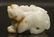 764: Chinese Qing White & Russet Jade Foo Lion - 2