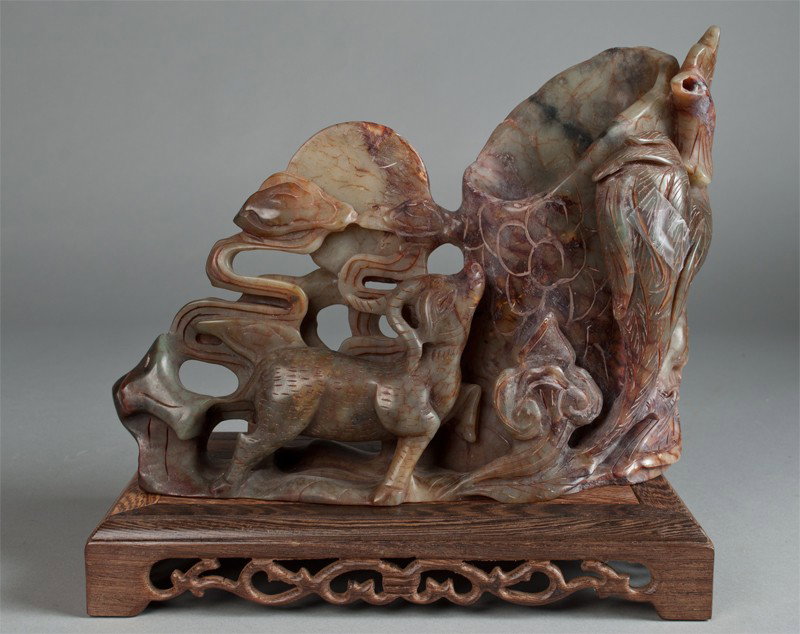 Chinese Carved Jade Vase