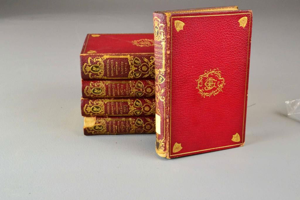 (5) AINSWORTH LIMITED EDITION BOOKS: Five William Harrison Ainsworth limited 250 complete copies, numbered 166. Titles Tower of London Vol. 1 & 2, Old Saint Paul's Vol. 1&2, and Windsor Castle, all under the title heading Historical Roma